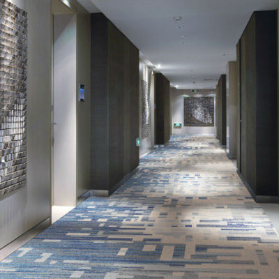 Custom Wool Woven Axminster Carpet For Banquet Hall