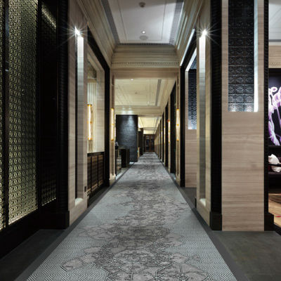 Custom Wool Woven Axminster Carpet For Banquet Hall