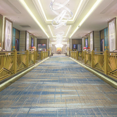 Custom Wool Woven Axminster Carpet For Banquet Hall